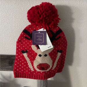 Nordstrom Kids Festive Red Reindeer Hat